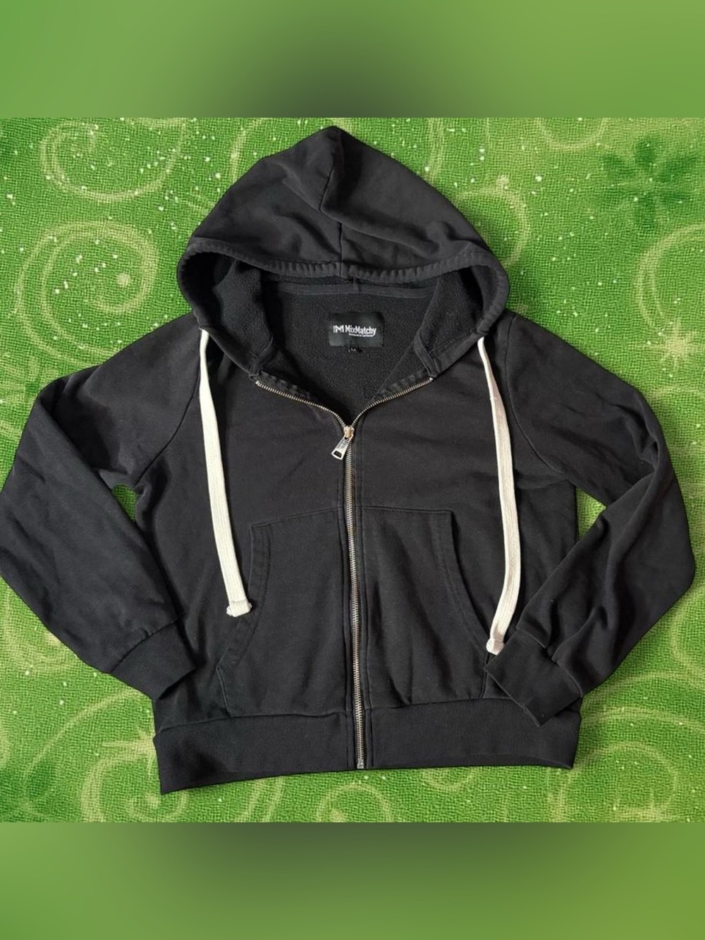 Match Black Hoodie with White Accents